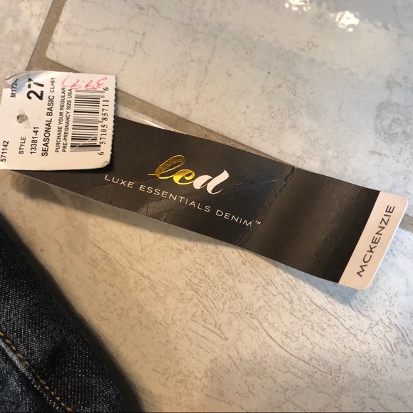 Lux Essentials Denim Maternity Jeans Size 27 - Picture 4 of 4